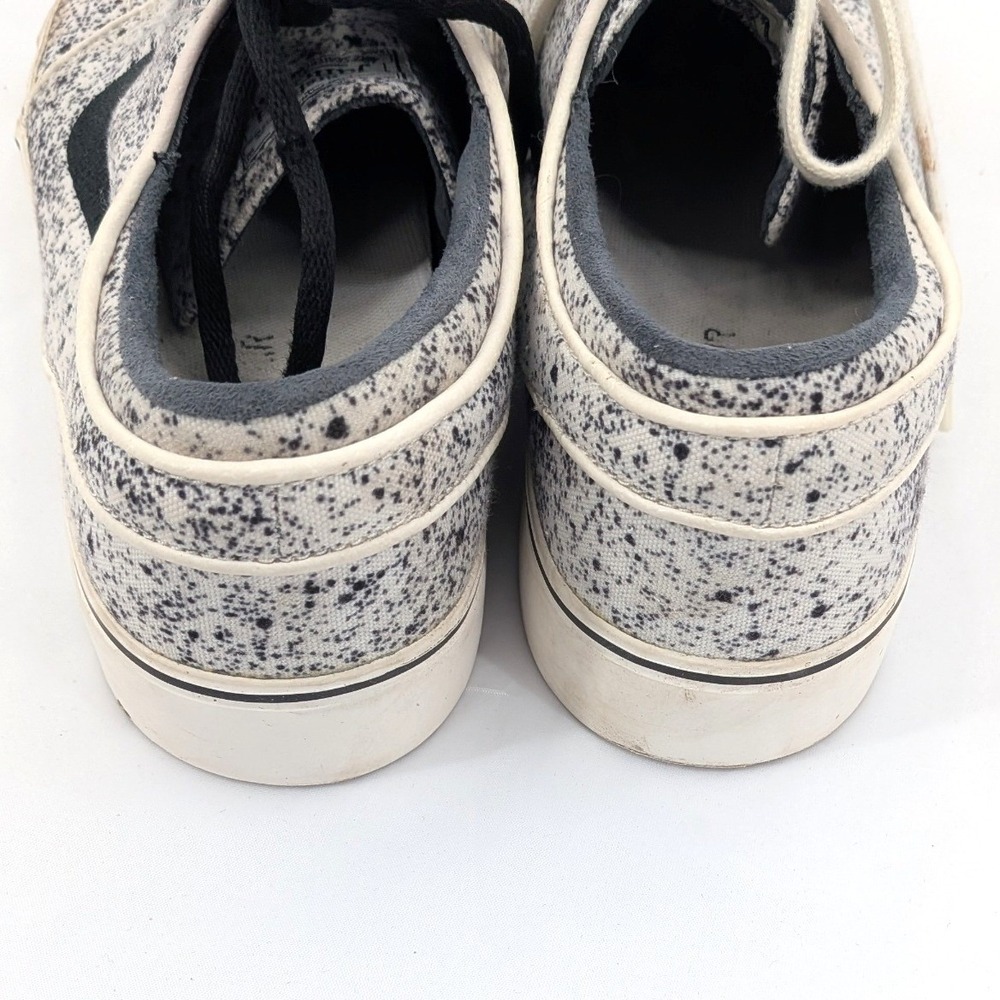 Nike Stefan Janoski Speckled Canvas‎ Skate Shoes Women's 8 Black White - Picture 6 of 14